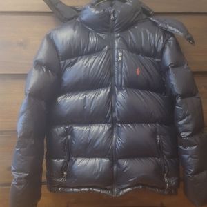 Used Polo Ralph lauren coat with hood